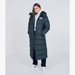 The North Face Women's Long Puffer Jacket - Dark Gray